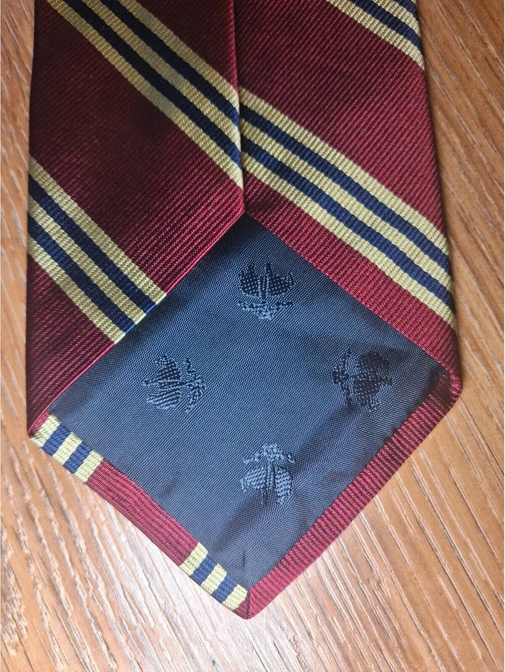 Brooks Brothers 346 Silk Tie Red Striped Repp Woven in Italy